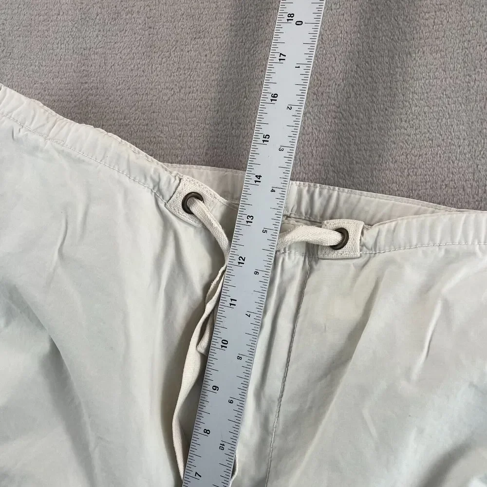 Polo Jeans Ralph Lauren Military Paratrooper Cargo‎ Pants Men 38x31 Ivory 2060A